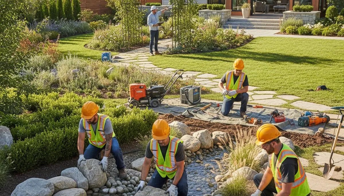 Andover, MA landscape design by Arbor Tree Care for practical, attractive outdoor spaces